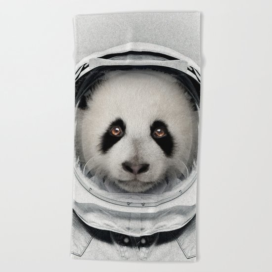 Panda Astro Bear Beach Towel
