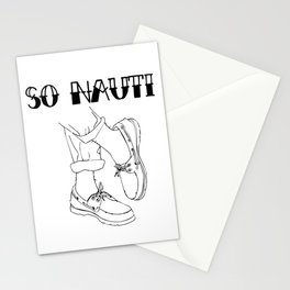 So Nauti Stationery Cards | Linedrawing, Drawing, Black, Curated, Boat, Digital, Sailing, Funny, Tattoo, Boats 