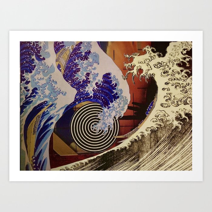 Spinning out Art Print