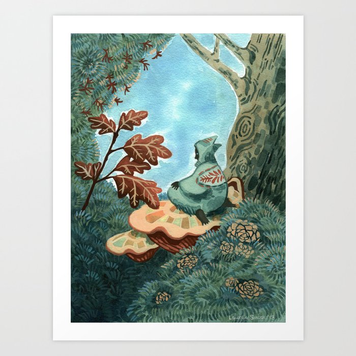 Someone who lives in a tree Art Print