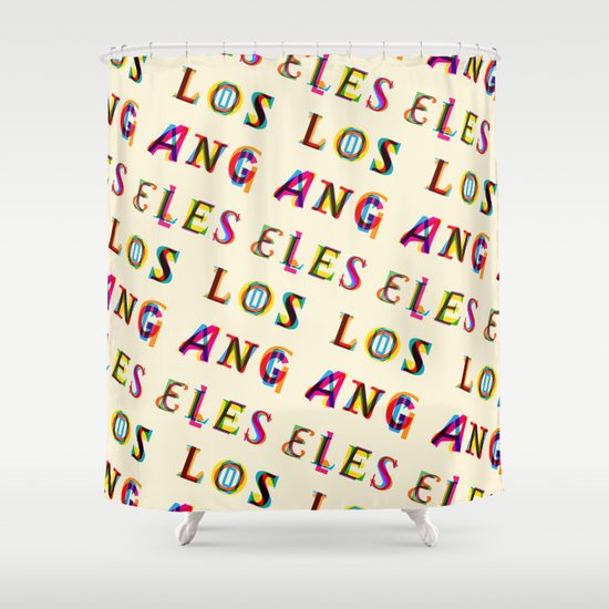 Los Angeles Shower Curtain
