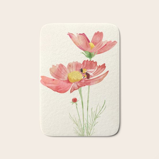 Flowers 101 Bath Mat