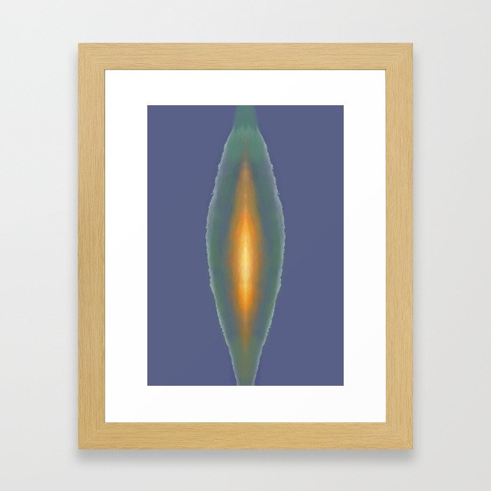 Mineral (Yoni Series) Framed Art Print