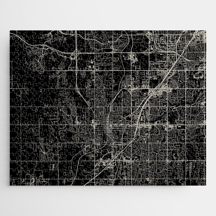 Olathe, USA - City Map Jigsaw Puzzle