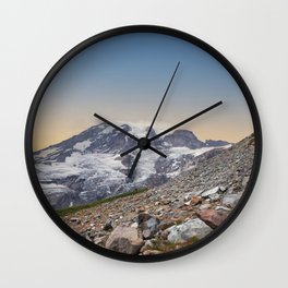 Rainier Sunrise Wall Clock