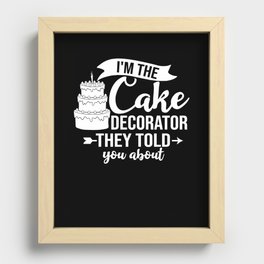 Cake Decorating Baker Ideas Beginner Recessed Framed Print