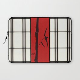 Shoji with bamboo ink painting Laptop Sleeve