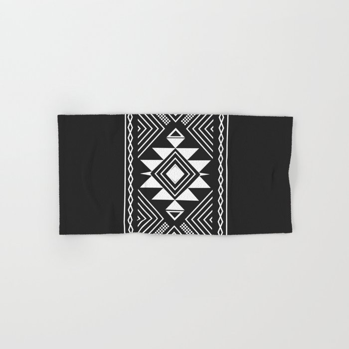 Black and white aztec towels deals