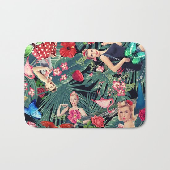 tropical fun sexy Bath Mat