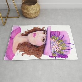 Doe-Eyed Girl by Jane Purcell Rug
