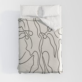 Three Dancers by Pablo Picasso Duvet Cover