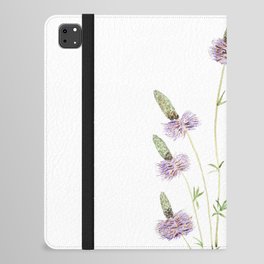 purple prairie clover watercolor  iPad Folio Case