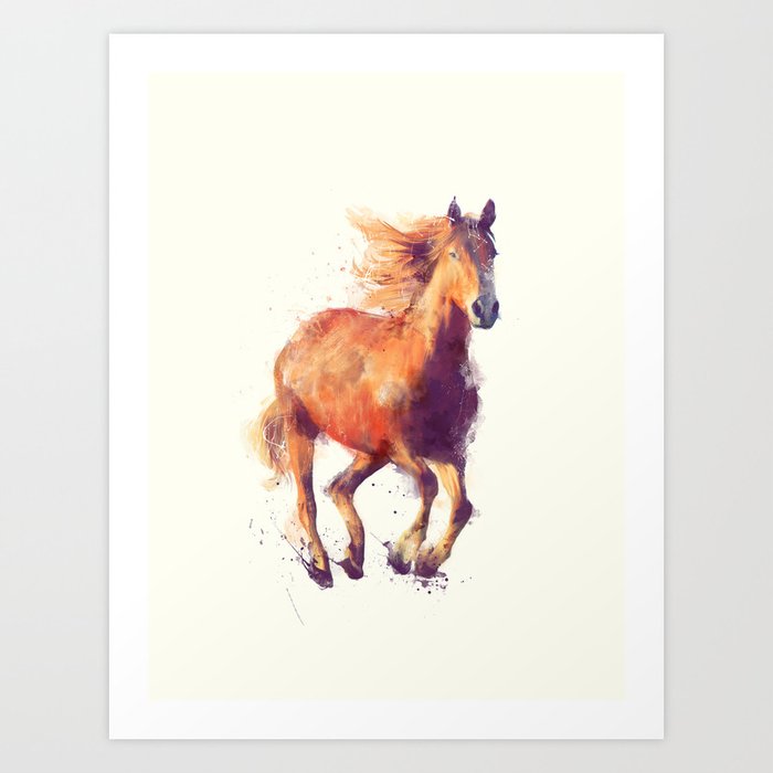 Discover the motif HORSE // BOUNDLESS by Amy Hamilton as a print at TOPPOSTER