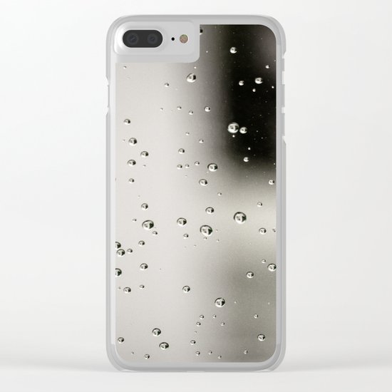 Rain bulles Clear iPhone Case