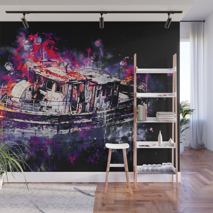 Old Ship Boat Wreck Ws Fn Wall Mural By Gxp Design