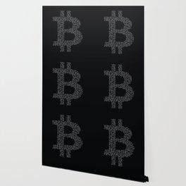 Bitcoin Binary Black Wallpaper