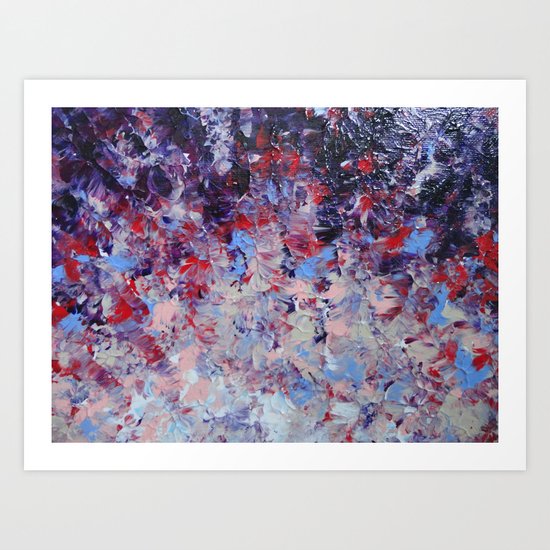 HYPNOTIC SAILOR'S SUNRISE - Stunning Sunset Sunrise Nature Beauty Plum Purple Magenta Ombre Art Print