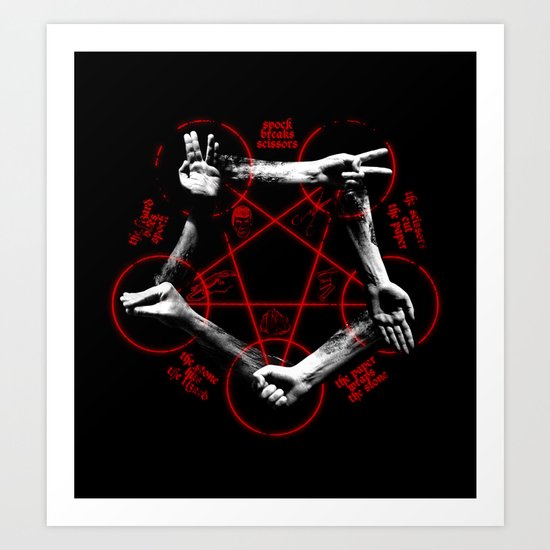 The game of the Beast Art Print