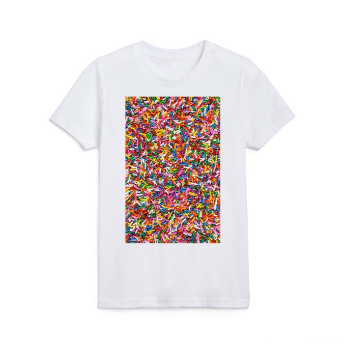 Rainbow Sprinkles Sweet Candy Colorful Kids T Shirt