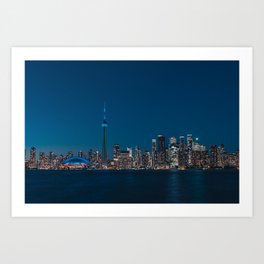 Toronto Blue Art Print