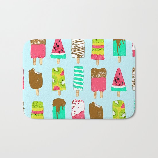 Ice Cream Time Bath Mat