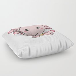 Sweet Baker Axolotl Funny Animals That Bake Floor Pillow