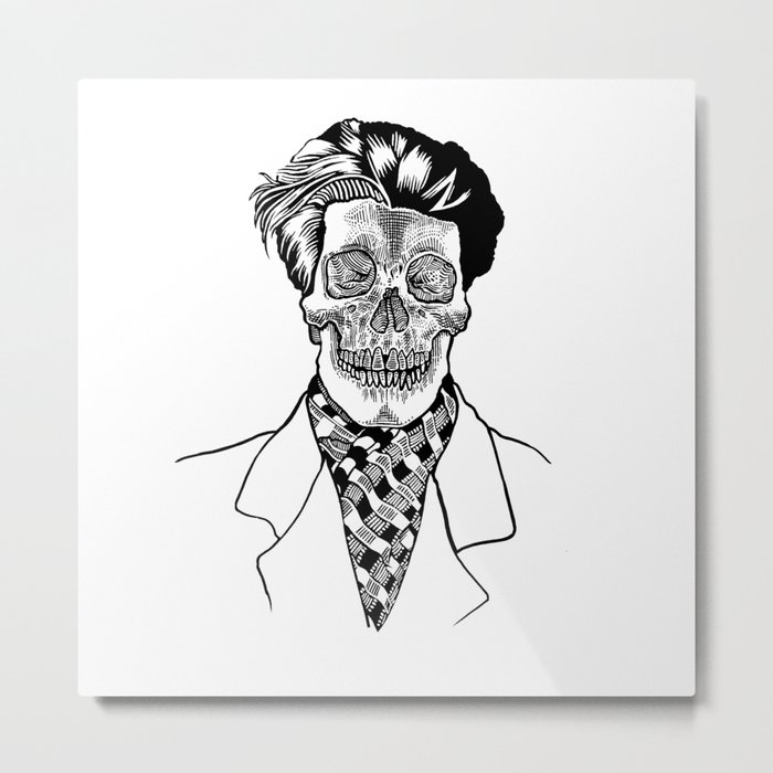 stylish skeleton  Metal Print
