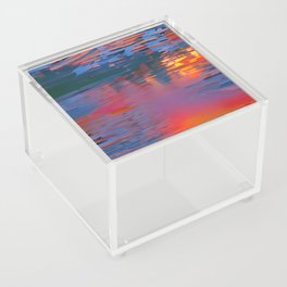 Sunset on the lagoon Acrylic Box