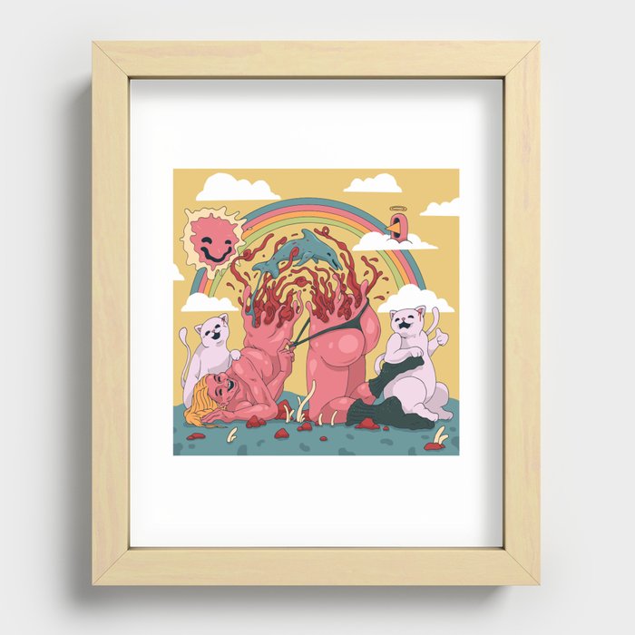 Free At Last Recessed Framed Print