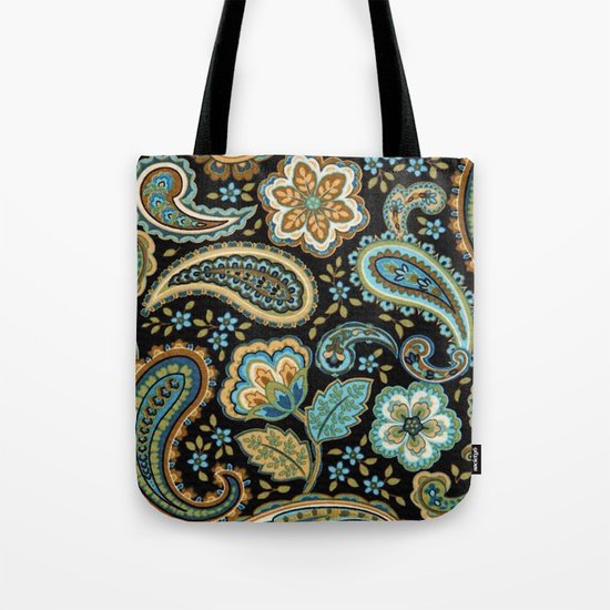 Floral Paisley Pattern 07 Tote Bag