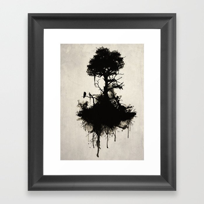 Last Tree Standing Framed Art Print