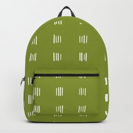 Pretty Ugly Colorful Scratches | Beautiful Interior Design Backpack | Graphicdesign, Vivid, Pattern, Colour, Peagreen, Simple, Color, Minimal, Bright, Retrogreen 