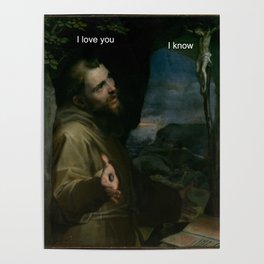 I Love You, I Know (1600-1604) Federico Barocci  Poster