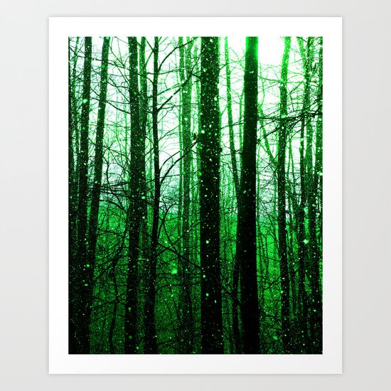 Emerald Forest Art Print