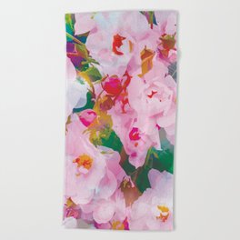 Bed of Roses Beach Towel