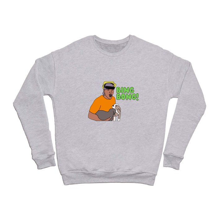 Bing Bong Guy - Coney Island TikTok Construction Worker Crewneck Sweatshirt