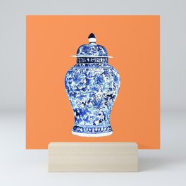 GINGER JAR NO 6 TANGERINE Mini Art Print
