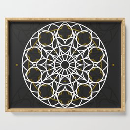 Medieval Geometry Serving Tray