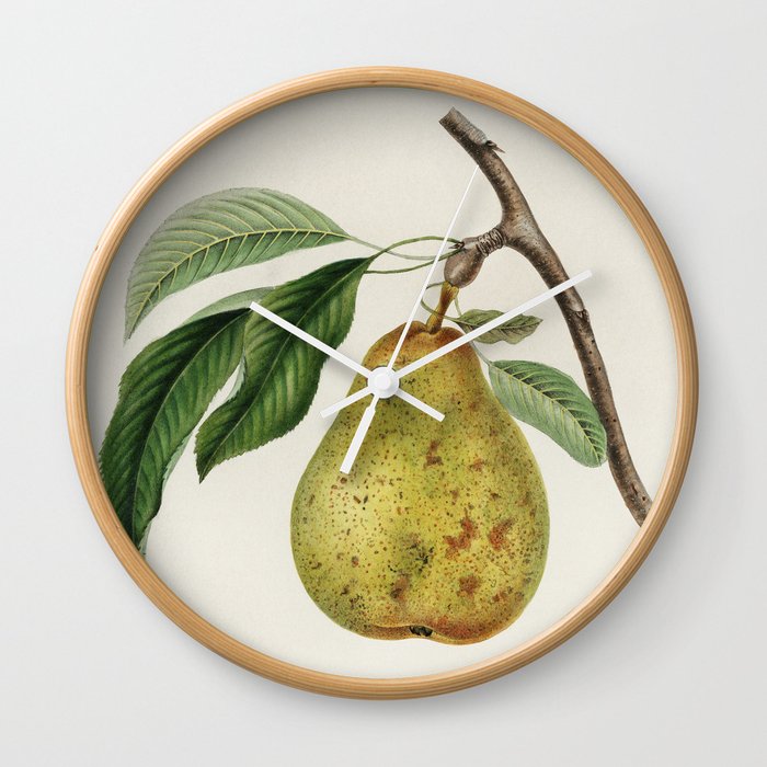 Pear Wall Clock