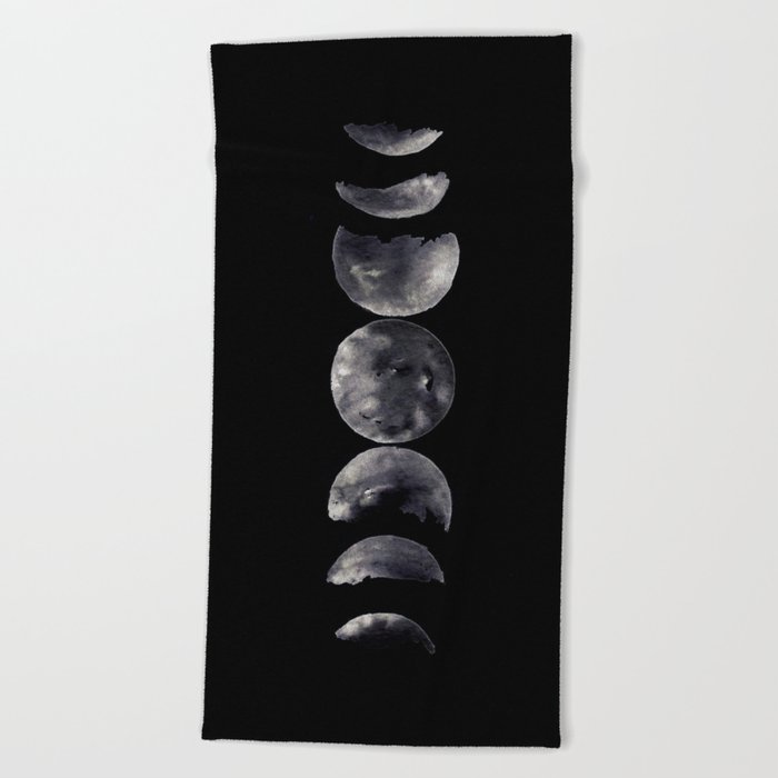 Moon Phase Beach Towel