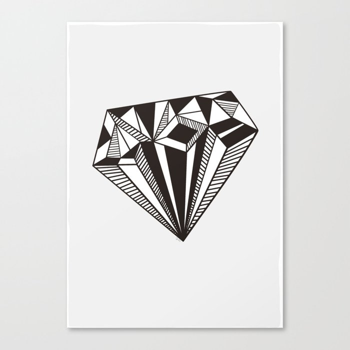 Diamond Canvas Print