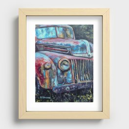 Old Ford Truck Recessed Framed Print
