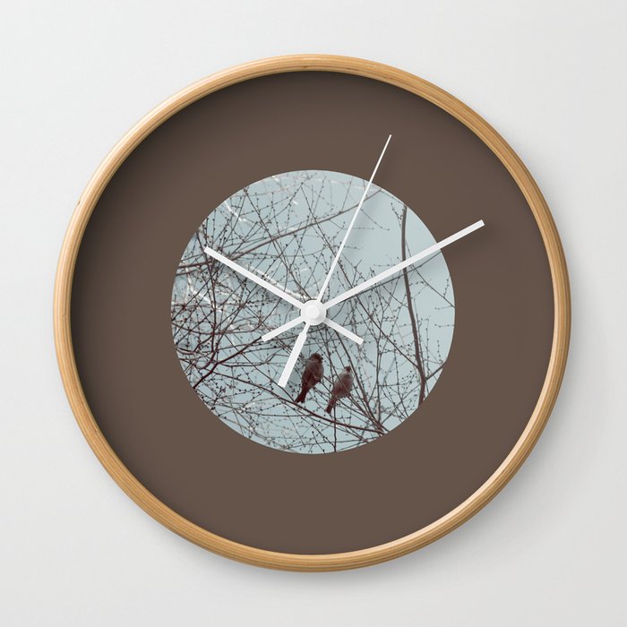 city bird Wall Clock
