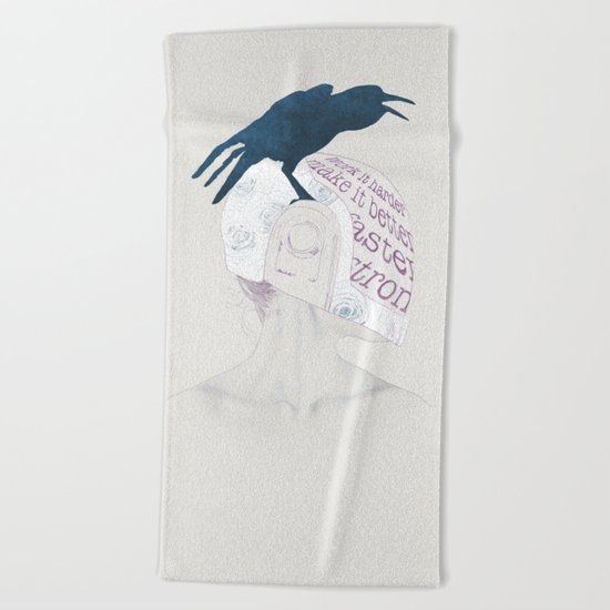 Work It Harder Beach Towel