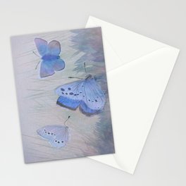Mission Blue Butterfly Stationery Cards