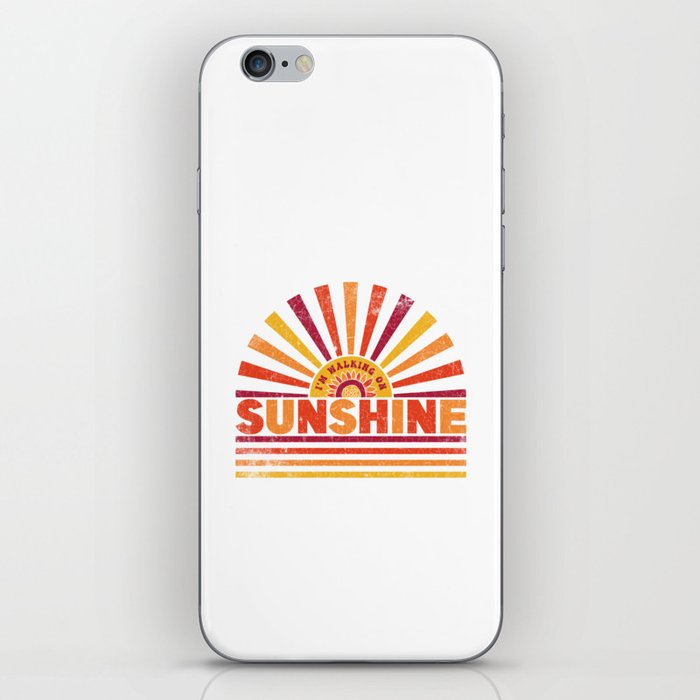 Sunshine, Happy Summer Sunflower Design iPhone Skin