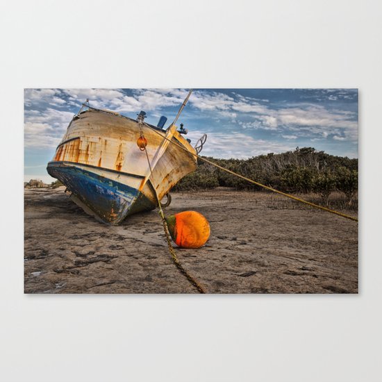Abandoned Ship Canvas Print