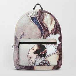 “Some Glory In Their Birth” Fairy Art by Charles Robinson Backpack
