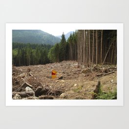 The Hundred Acre Deforestation Art Print