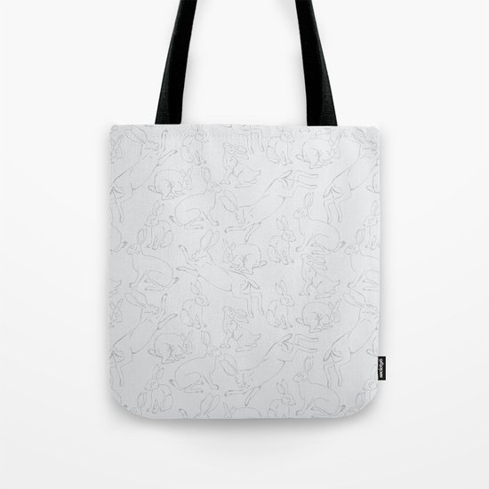 Hares Tote Bag
